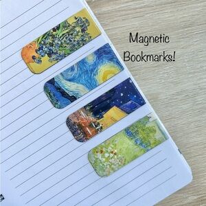 Van Gogh Magnetic Bookmarks